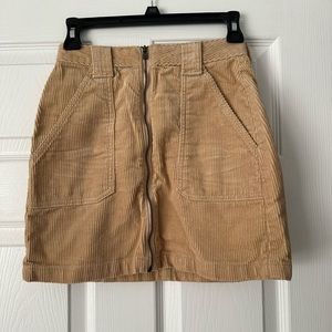 Hollister | Size 0 | corduroy | ultra high rise skirt